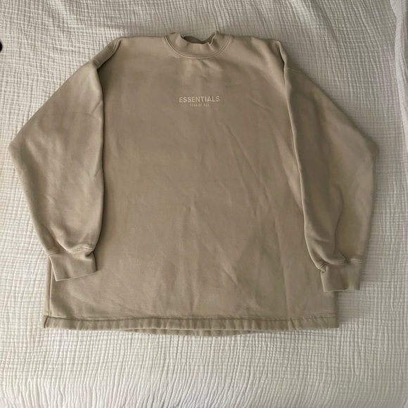 FEAR OF GOD - ESSENTIALS: Beige crewneck - Picture 2 of 11